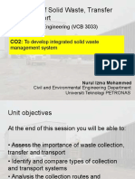 9.collection of Solid Waste Transfer and Transport