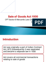 Sale of Goods Act