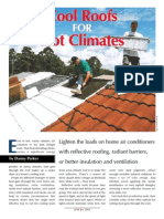 Cool Roofs For Hot Climates