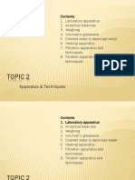 CHM 421 - Topic 2 - Apparatus