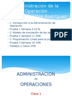 Teoría Administración Operaciones