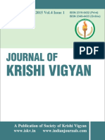 Journal of Krishi Vigyan Vol 4 Issue 1