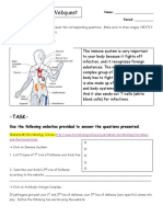 Immune System Webquest