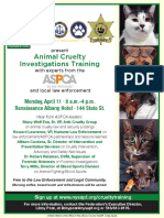 NYSAPFAnimalCruelty Investigations Training