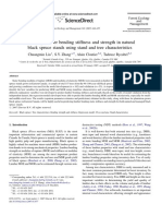 Modeling Lumber Bending Stiffness and Strength in Natural Black Spruce Stands Using Stand and Tree Characteristics