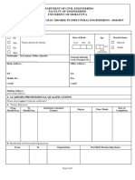 Application For MSC 