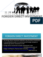 Abhilash Presents: Forgien Direct Investment