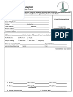 UOL Appointment Application Form