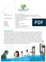 Background On LanzaTech 2-Pager-2015