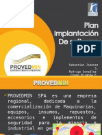 Plan de Implementación de Software