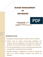 Hydrogen Management in Refineries