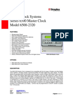 6500 2320master Clock Datasheet