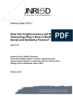 How Can Cryptocurrency and Blockchain Technology Play A Role in Building Social and Solidarity Finance