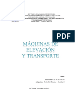 Máquinas de Elevación y Transporte