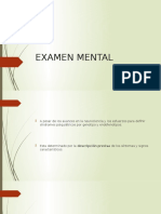 Estructura de Examen Mental 