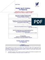 Discipline Specific Guidelines: Civil Engineering