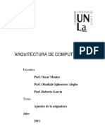 Apuntes Arquitectura de Computadoras Unla