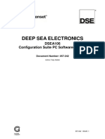 Deep Sea Electronics: DSEA106 Configuration Suite PC Software Manual