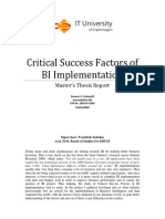 11.critical Success Factors of BI Implementation