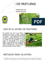 Aforo de Pasturas