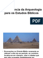 A Importância Da Arqueologia para Os Estudos Bíblicos