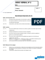 Planificación Cuncuna Amarilla