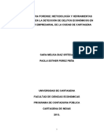 La Auditoria Forense Metodología y Herramientas Aplicadas en La Detección de Delitos Económicos en El Sector Empresarial - 1