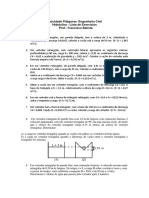 1 Lista de Exercícios - Hidráulica - Eng. Civil