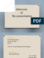 Welcome To My Presentation