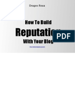 How To Build Reputation