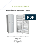 Manual de Servicio REFRIGETADOR CONVENCIONAL HACEB