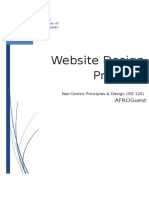 Web Design Proposal (Incomplete)