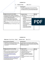 Learning Plan Semester 3