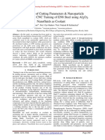 Optimization of Cutting Parameters & Nanoparticle