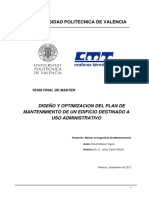 Manuel Viguer Diseño y Optimizacion Del Plan de Mantenimiento de Un Edificio Destinado A Uso Administrativo