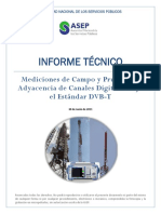 Inftec Mediciones Prueba Adyacencia Canales Digitales DVB T Panama