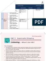 A1 - Unit 2 - Supermarket Shopping PDF