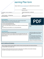 Semester 3 Learning Plan