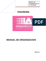 Manual de Organizacion de Tesoreria 2014