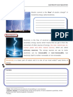 Magnetism and Electricity Lesson Plan