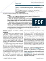 Study of Methyl Dopa Versus Labetalol in Management of Preeclampsia and Gestational Hypertension 2161 0932.1000242