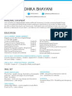 Placement CV PDF