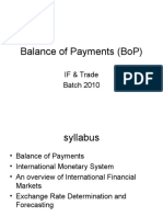 Balance of Payments (BoP)