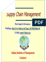 Supply Chain Management: Indian Institute of Management Lucknow