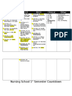 Nursing School Weeks 9-16