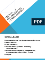 Exploracion Fisica. Sistema Nervioso Central y Periferico