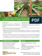 1er Curso Teorico Practico Sobre Sistema de Produccion de Forraje Verde Hidroponico en La UNPHU