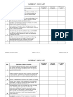 Construction Close Out Spreadsheet 10 08