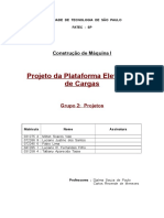 Projeto Da Plataforma Elevatória de Cargas