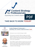 Content Strategy MOOC 2 Toolkit